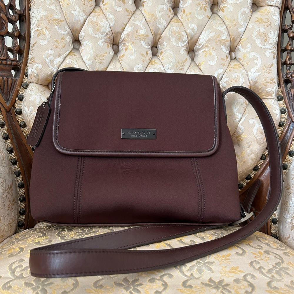 RARE! Vintage Coach Chocolate Crossbody